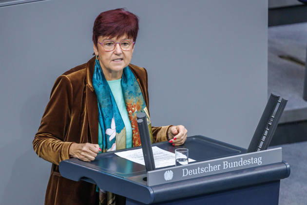 Bundestag Dr. Inge Graeßle (CDU CSU) im Deutschen Bundestag am 09.10.26 in Berlin. Berlin Berlin Deutschland Bundestag
