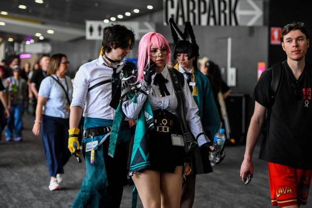 October 9, 2026, Melbourne, Australia: MELBOURNE, AUSTRALIA, OCTOBER 9, 2026: Gaming enthusiasts and cosplay participants attend the opening day of PAX Aus 2026 at the Melbourne Convention and Exhibition Centre. The three-day convention, running from October 9 to 11, brings together gamers, developers, publishers and fans for video game demonstrations, esports competitions, cosplay activities and exhibitions showcasing the latest developments in gaming and entertainment. Melbourne Australia - ZUMAq101 20261009_zna_q101_014 Copyright: xAlexanderxBogatyrevx