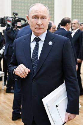 TURKMENISTAN, BALKAN PROVINCE - OCTOBER 9, 2026: Russia s President Vladimir Putin after a narrow-format meeting of the CIS Council of Heads of State in Turkmenbashi Turkmenistan  - ZUMAt113 20261009_zaa_t113_137 Copyright: xSergeixBobylevx
