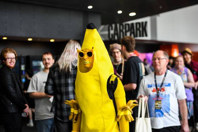 October 9, 2026, Melbourne, Australia: MELBOURNE, AUSTRALIA, OCTOBER 9, 2026: Gaming enthusiasts and cosplay participants attend the opening day of PAX Aus 2026 at the Melbourne Convention and Exhibition Centre. The three-day convention, running from October 9 to 11, brings together gamers, developers, publishers and fans for video game demonstrations, esports competitions, cosplay activities and exhibitions showcasing the latest developments in gaming and entertainment. Melbourne Australia - ZUMAq101 20261009_zna_q101_034 Copyright: xAlexanderxBogatyrevx