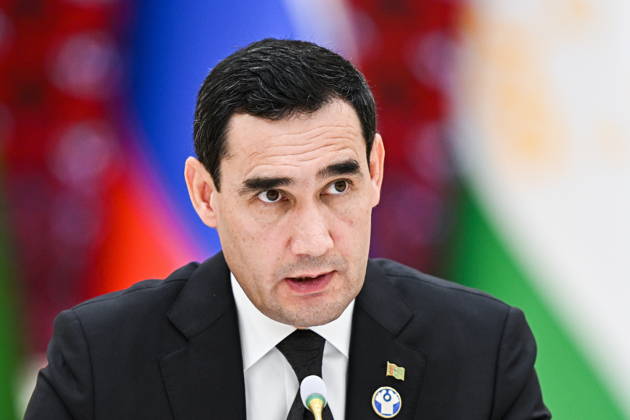 TURKMENISTAN, BALKAN PROVINCE - OCTOBER 9, 2026: Turkmenistan s President Serdar Berdimuhamedow attends a narrow-format meeting of the CIS Council of Heads of State in Turkmenbashi Turkmenistan  - ZUMAt113 20261009_zaa_t113_145 Copyright: xSergeixBobylevx