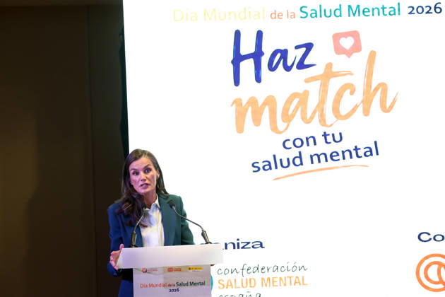 Queen Letizia presides over the official ceremony for World Mental Health Day 2026 Queen Letizia during the official ceremony for World Mental Health Day 2026 at the Hotel Ilunion Atrium on October 9, 2026, in Madrid, Spain. Organized by the Spanish Mental Health Confederation, the event will be held under the slogan Match Your Mental Health, in collaboration with the Ministry of Social Rights, Consumer Affairs, and the 2030 Agenda and the ONCE Foundation CELEBRITIES QUEEN ROYALTY HEALTH MENTAL HEALTH Raú Madrid Madrid, Spain  Copyright: xRaulxTerrelx 7830614