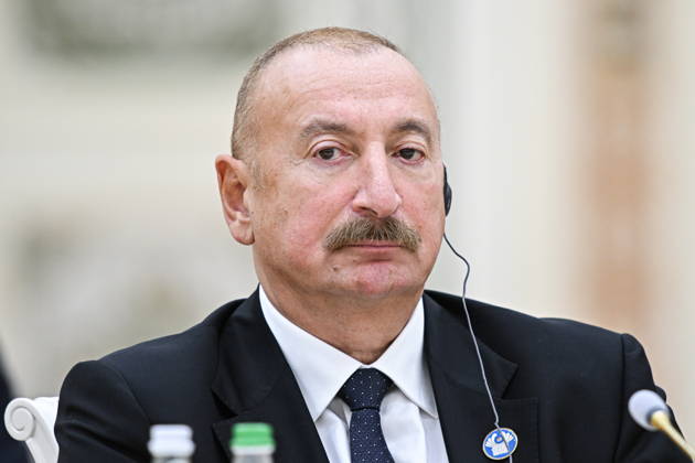 TURKMENISTAN, BALKAN PROVINCE - OCTOBER 9, 2026: Azerbaijan s President Ilham Aliyev attends a narrow-format meeting of the CIS Council of Heads of State in Turkmenbashi Turkmenistan  - ZUMAt113 20261009_zaa_t113_150 Copyright: xSergeixBobylevx