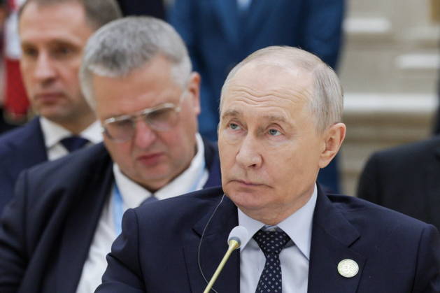 TURKMENISTAN, BALKAN PROVINCE - OCTOBER 9, 2026: Russia s President Vladimir Putin attends the Caspian Ecological Summit Turkmenistan  - ZUMAt113 20261009_zaa_t113_210 Copyright: xGavriilxGrigorovx