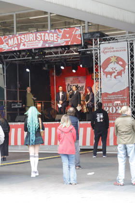 Frankfurt Impressionen 09.10.2026 Die 78. Frankfurter Buchmesse öffnet heute die Tore für alle Besucher - Eröffnung der Matsuri Stage bei Halle 4 Frankfurt (Main) Hessen Deutschland