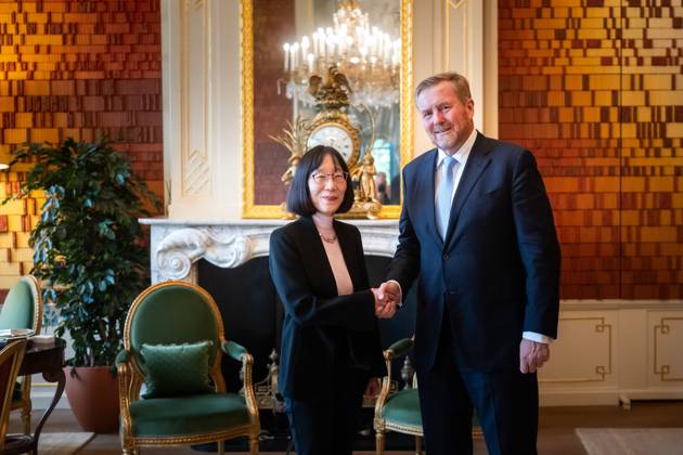 Den Haag, The Netherlands, 2026-10-09 12:30:03 THE HAGUE, 09-10-2026, Huis ten Bosch Palace. King Willem Alexander received in audience Ms. Tomoko Akane, President of the International Criminal Court (ICC), based in The Hague, at Huis ten Bosch Palace in The Hague. PHOTO: NLBeeld POOL Frank van Beek Credit: NL Beeld Patrick van Emst  Copyright: xx x
