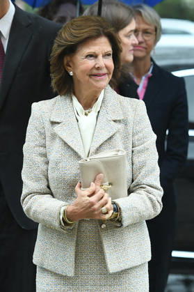 Feierliche Einweihung des neuen Schulgebäudes des Luisen-Gymnasiums am 09.10.2026 in Düsseldorf Ihre Majestät Königin Silvia von Schweden