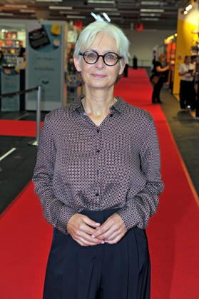 Frankfurter Buchmesse 2026. Schriftstellerin Dörte Hansen am 09.10.2026 auf der Frankfurter Buchmesse. 20261009MWI153804