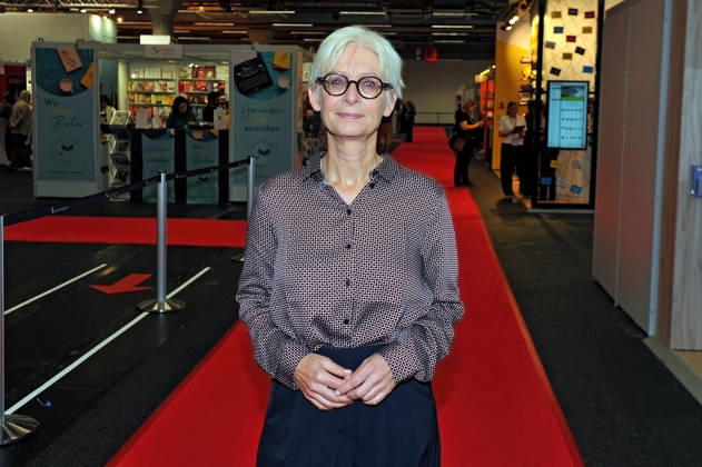 Frankfurter Buchmesse 2026. Schriftstellerin Dörte Hansen am 09.10.2026 auf der Frankfurter Buchmesse. 20261009MWI153806