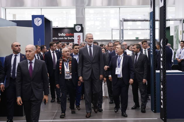 King Felipe VI Closes the Indudef 2026 Defense Industry Congress in Córdoba His Majesty King Felipe VI attends the closing ceremony of the Indudef 2026 Defense Industry Congress in Córdoba October 9, 2026, in Córdoba, Andalusia, Spain. Over the course of three days, Indudef has brought together companies in the defense, technology, and innovation sectors, in addition to panel discussions, professional meetings, and spaces designed to foster collaboration and networking. OCTOBER 9, 2026 Córdoba, Andalusia, Spain Córdoba, Andalusia, Spain Spain Copyright: xMaderoxCuberox 7831681