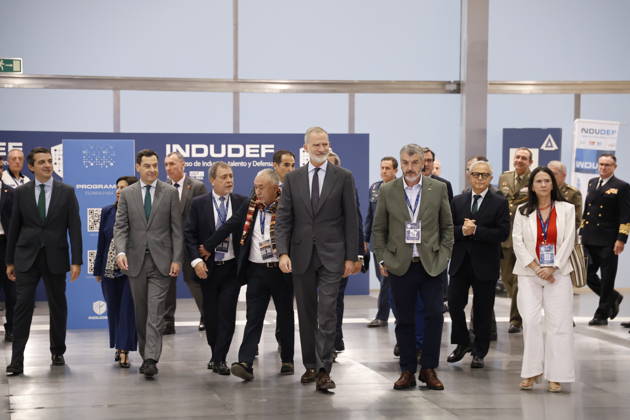 King Felipe VI Closes the Indudef 2026 Defense Industry Congress in Córdoba His Majesty King Felipe VI attends the closing ceremony of the Indudef 2026 Defense Industry Congress in Córdoba October 9, 2026, in Córdoba, Andalusia, Spain. Over the course of three days, Indudef has brought together companies in the defense, technology, and innovation sectors, in addition to panel discussions, professional meetings, and spaces designed to foster collaboration and networking. OCTOBER 9, 2026 Córdoba, Andalusia, Spain Córdoba, Andalusia, Spain Spain Copyright: xMaderoxCuberox 7831679