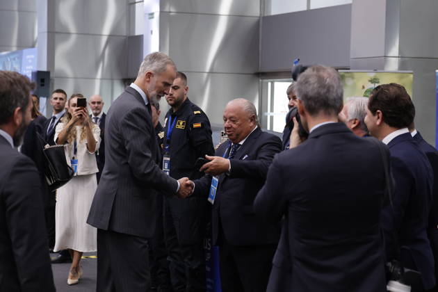 King Felipe VI Closes the Indudef 2026 Defense Industry Congress in Córdoba His Majesty King Felipe VI attends the closing ceremony of the Indudef 2026 Defense Industry Congress in Córdoba on October 9, 2026, in Córdoba, Andalusia, Spain. Over the course of three days, Indudef has brought together companies involved in defense, technology, and innovation, in addition to panel discussions, professional meetings, and spaces designed to foster collaboration and networking. OCTOBER 9, 2026 Córdoba, Andalusia, Spain Córdoba, Andalusia, Spain Spain Copyright: xMaderoxCuberox 7831689