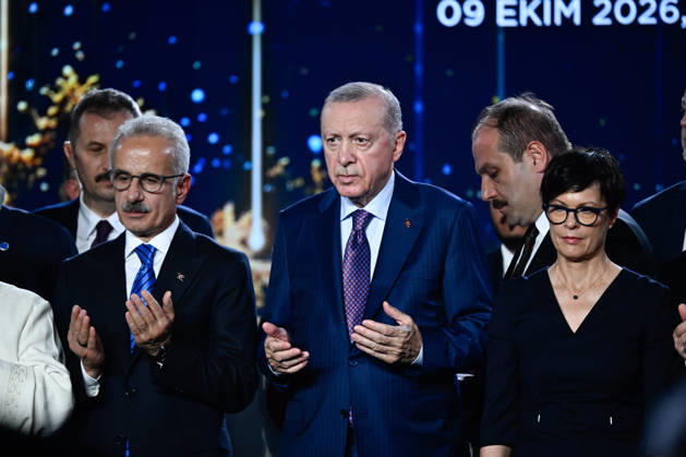 Turkish President Recep Tayyip Erdogan KIRKLARELI, TURKIYE - OCTOBER 9: Turkish President Recep Tayyip Erdogan attends the Cerkezkoy-Kapikule High-Speed Railway Line Opening Ceremony in Kirklareli, Turkiye on October 9, 2026. Arif Hudaverdi Yaman Anadolu Kirklareli Turkey. Editorial use only. Please get in touch for any other usage.  Copyright: x2026xAnadoluxArifxHudaverdixYamanx