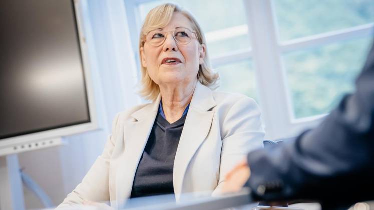 Krupp-Stiftungschefin Ursula Gather im Interview. Lange Zeit hat sich Ursula Gather, die Chefin der Krupp-Stiftung, nicht mehr zum Konzern Thyssenkrupp geäußert. Jetzt spricht sie im exklusiven Interview. Am 09.10.2026 in Essen ** NUR FÜR REDAKTIONELLE ZWECKE ** EDITORIAL USE ONLY **<p>Krupp-Stiftungschefin Ursula Gather im Interview. Lange Zeit hat sich Ursula Gather, die Chefin der Krupp-Stiftung, nicht mehr zum Konzern Thyssenkrupp geäußert. Jetzt spricht sie im exklusiven Interview. Am 09.10.2026 in Essen Copyright: ChristophxJendral
