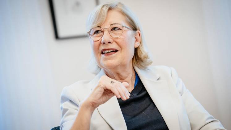 Krupp-Stiftungschefin Ursula Gather im Interview. Lange Zeit hat sich Ursula Gather, die Chefin der Krupp-Stiftung, nicht mehr zum Konzern Thyssenkrupp geäußert. Jetzt spricht sie im exklusiven Interview. Am 09.10.2026 in Essen ** NUR FÜR REDAKTIONELLE ZWECKE ** EDITORIAL USE ONLY **<p>Krupp-Stiftungschefin Ursula Gather im Interview. Lange Zeit hat sich Ursula Gather, die Chefin der Krupp-Stiftung, nicht mehr zum Konzern Thyssenkrupp geäußert. Jetzt spricht sie im exklusiven Interview. Am 09.10.2026 in Essen Copyright: ChristophxJendral