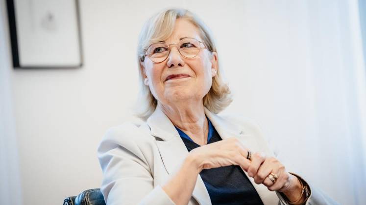 Krupp-Stiftungschefin Ursula Gather im Interview. Lange Zeit hat sich Ursula Gather, die Chefin der Krupp-Stiftung, nicht mehr zum Konzern Thyssenkrupp geäußert. Jetzt spricht sie im exklusiven Interview. Am 09.10.2026 in Essen ** NUR FÜR REDAKTIONELLE ZWECKE ** EDITORIAL USE ONLY **<p>Krupp-Stiftungschefin Ursula Gather im Interview. Lange Zeit hat sich Ursula Gather, die Chefin der Krupp-Stiftung, nicht mehr zum Konzern Thyssenkrupp geäußert. Jetzt spricht sie im exklusiven Interview. Am 09.10.2026 in Essen Copyright: ChristophxJendral