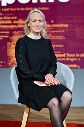 Frankfurter Buchmesse 2026. Schriftstellerin Anousch Mueller am 09.10.2026 auf der Frankfurter Buchmesse. 20261009MWI154280