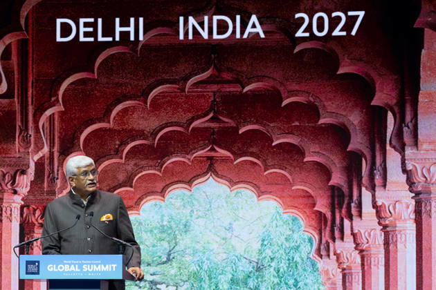 Conclusions and Closing Ceremony of the Global Summit Valletta Malta 2026 India’s Minister of Tourism, Gajendra Singh Shekhawat, during his remarks at the closing session of the Global Summit Valletta Malta 2026 on October 9, 2026, in Valletta, Malta. The Global Summit Valletta Malta 2026, is a leading international event focused on the travel and tourism sector that brings together representatives and professionals from various countries October 9, 2026 Francisco J Valletta, Malta Valletta, Malta Spain  Copyright: xFranciscoxJ.xOlmox 7831921