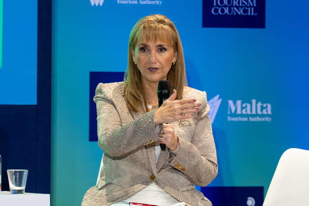Conclusions and Closing Ceremony of the Global Summit Valletta Malta 2026 The President and CEO of the World Travel Tourism Council, Gloria Guevara, during her participation in the closing session of the Global Summit Valletta Malta 2026. October 9, 2026, in Valletta, Malta. The Global Summit Valletta Malta 2026, is a leading international event focused on the travel and tourism sector that brings together representatives and professionals from various countries. OCTOBER 9, 2026 Francisco J Valletta, Malta Valletta, Malta Spain  Copyright: xFranciscoxJ.xOlmox 7831946