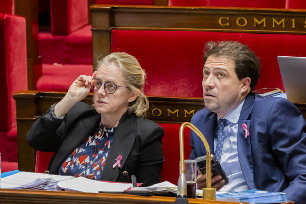Paris, France le 9 Octobre, 2026 - Examen en seance a l assemblee nationale de la proposition de loi apportant une reponse integrale au phenomene des violences sexuelles et sexistes contre les femmes et les enfants - Christopher Weissberg, Celine Thiebault-Martinez POLITIQUE, ASSEMBLEE NATIONALE, EXAMEN DE LOI, LEGISLATIF, LOI INTEGRALE, VIOLENCES SEXUELLES  Copyright: xVincentxIsorex