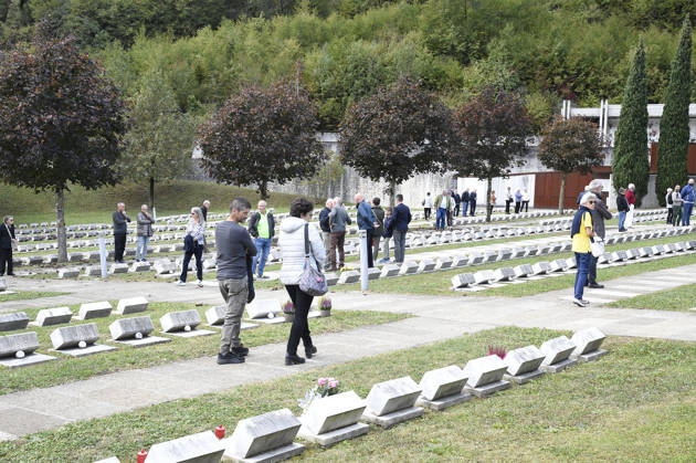 IPA89467078 - Longarone, October 9, 2026. The 63rd anniversary of the Vajont disaster at the Fortogna Cemetery  Copyright: xGianxPaoloxPeronax xx IPA89467078