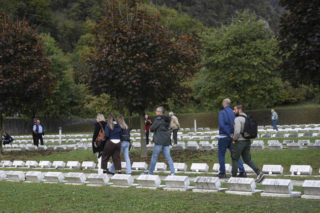 IPA89467077 - Longarone, October 9, 2026. The 63rd anniversary of the Vajont disaster at the Fortogna Cemetery  Copyright: xGianxPaoloxPeronax xx IPA89467077