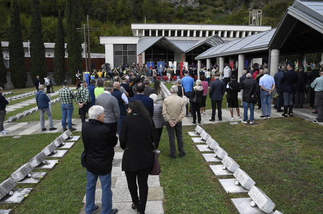 IPA89467085 - Longarone, October 9, 2026. The 63rd anniversary of the Vajont disaster at the Fortogna Cemetery  Copyright: xGianxPaoloxPeronax xx IPA89467085