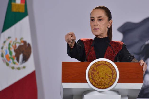 October 9, 2026: TO-45414-MEXICO , September 10, 2026. Mexican President Claudia Sheinbaum spoke about heavy rains in various states and national politics during the "People& 039;s Conference" at the National Palace in Mexico City. Clasos.com.mx - ZUMAcs4_ 20261009_faa_cs4_050 Copyright: xJavierxLiraxOterox