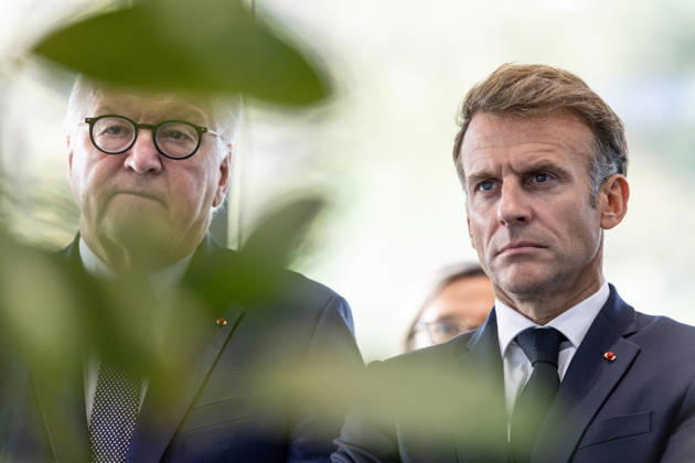 Emmanuel Macron, President of the French Republic, and Frank-Walter Steinmeier, Federal President of Germany, visit the Franco-German company The Exploration Company in Le Haillan, on October 9, 2026, during the German president’s visit to France. Margot Le Gonidec Pool, Bestimage. French President Emmanuel Macron and German President Frank-Walter Steinmeier visit The Exploration Company, a Franco-German space company in Le Haillan, Gironde, France, on October 9, 2026. Le Haillan, France Copyright: xMargotxLexGonidecx xPoolx xBestimagexMargotxLexGonidecx xPoolx xBestimagex