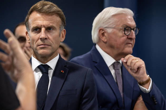 Emmanuel Macron, President of the French Republic, and Frank-Walter Steinmeier, Federal President of Germany, visited the Franco-German company The Exploration Company in Le Haillan, on October 9, 2026, during the German president’s visit to France. Margot Le Gonidec Pool, Bestimage. French President Emmanuel Macron and German President Frank-Walter Steinmeier visit The Exploration Company, a Franco-German space company in Le Haillan, Gironde, France, on October 9, 2026. Le Haillan, France Copyright: xMargotxLexGonidecx xPoolx xBestimagexMargotxLexGonidecx xPoolx xBestimagex