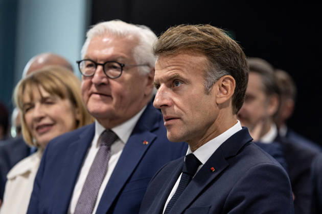 Emmanuel Macron, President of the French Republic, and Frank-Walter Steinmeier, Federal President of Germany, visited the Franco-German company The Exploration Company in Le Haillan, on October 9, 2026, during the German president’s visit to France. Margot Le Gonidec Pool, Bestimage. French President Emmanuel Macron and German President Frank-Walter Steinmeier visit The Exploration Company, a Franco-German space company in Le Haillan, Gironde, France, on October 9, 2026. Le Haillan, France Copyright: xMargotxLexGonidecx xPoolx xBestimagexMargotxLexGonidecx xPoolx xBestimagex