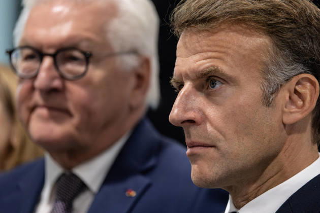 Emmanuel Macron, President of the French Republic, and Frank-Walter Steinmeier, Federal President of Germany, visited the Franco-German company The Exploration Company in Le Haillan, on October 9, 2026, during the German president’s visit to France. Margot Le Gonidec Pool, Bestimage. French President Emmanuel Macron and German President Frank-Walter Steinmeier visit The Exploration Company, a Franco-German space company in Le Haillan, Gironde, France, on October 9, 2026. Le Haillan, France Copyright: xMargotxLexGonidecx xPoolx xBestimagexMargotxLexGonidecx xPoolx xBestimagex