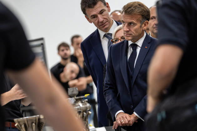 Emmanuel Macron, President of the French Republic, and Frank-Walter Steinmeier, Federal President of Germany, visited the Franco-German company The Exploration Company in Le Haillan, on October 9, 2026, during the German president’s visit to France. Margot Le Gonidec Pool, Bestimage. French President Emmanuel Macron and German President Frank-Walter Steinmeier visit The Exploration Company, a Franco-German space company in Le Haillan, Gironde, France, on October 9, 2026. Le Haillan, France Copyright: xMargotxLexGonidecx xPoolx xBestimagexMargotxLexGonidecx xPoolx xBestimagex