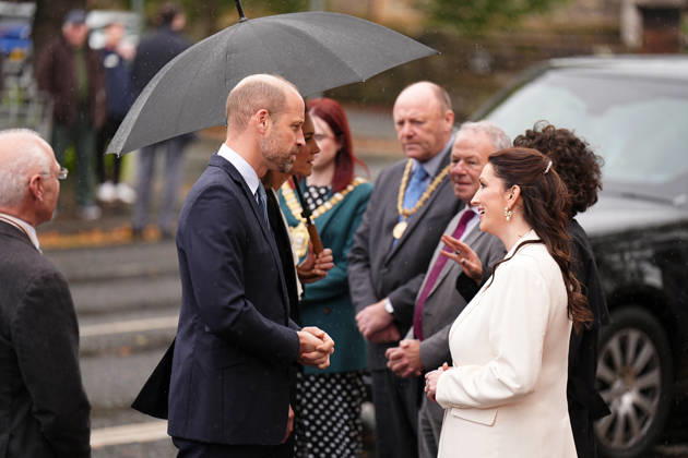 Royal visit to Belfast The Prince and Princess of Wales arrive for a visit to The Commons in South Belfast, which is a project that will transform a church at the heart of the diverse and vibrant Ormeau Road community into a self-sustaining community centre for all. Picture date: Friday October 9, 2026., Credit:Avalon.red PA ROTA - B68 Avalon UK, Belfast  Copyright: xAvalon.redx xPAxROTAx-xB68x xAvalonx 1141816917