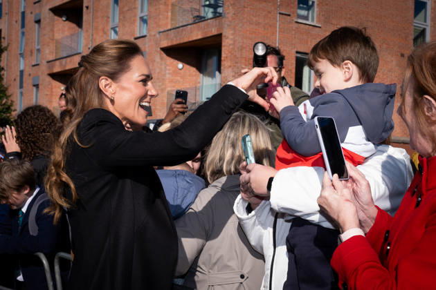 Royal visit to Belfast The Princess of Wales meets members of the public after a visit to The Commons in South Belfast, a project to transform a church on the Ormeau Road into a community centre. Picture date: Friday October 9, 2026., Credit:Avalon.red PA ROTA - B68 Avalon UK, Belfast  Copyright: xAvalon.redx xPAxROTAx-xB68x xAvalonx 1141818037