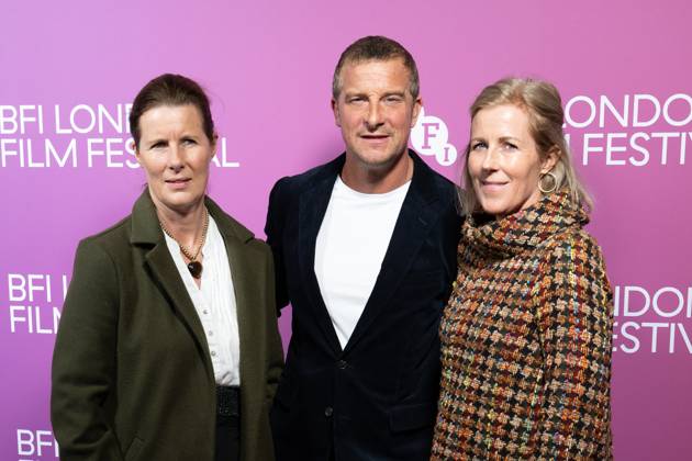 October 9, 2026, London, United Kingdom: (L-R), Guest with Bear Grylls (centre) and Shara Grylls attend the In The Shadows Screening during the 70th BFI London Film Festival at Vue West End.Cast and guests attend In The Shadows Screening during the 70th BFI London Film Festival at Vue West EndÃ‚ , London London United Kingdom  - ZUMAs197 20261009_aaa_s197_099 Copyright: xPhilxLewisx