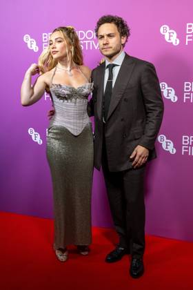 October 9, 2026, London, United Kingdom: Florence Pugh and Finn Cole attend In The Shadows Screening during the 70th BFI London Film Festival at Vue West End.Cast and guests attend In The Shadows Screening during the 70th BFI London Film Festival at Vue West EndÃ‚ , London London United Kingdom  - ZUMAs197 20261009_aaa_s197_115 Copyright: xPhilxLewisx