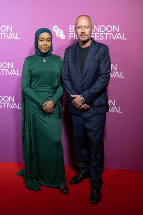 October 9, 2026, London, United Kingdom: Hodan Yusuf and Anthony Wonke attend In The Shadows Screening during the 70th BFI London Film Festival at Vue West End.Cast and guests attend In The Shadows Screening during the 70th BFI London Film Festival at Vue West EndÃ‚ , London London United Kingdom - ZUMAs197 20261009_aaa_s197_122 Copyright: xPhilxLewisx