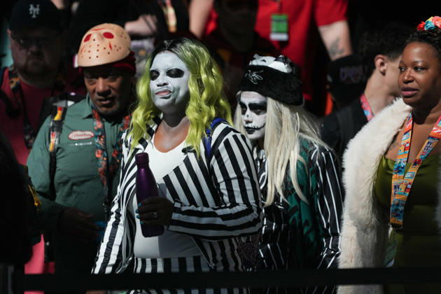 October 9, 2026, New York, New York, USA: Scenes of people in cosplay at the 2026 New York Comic Con at the Javits Center on October 9, 2026 in New York. New York USA - ZUMAb148 20261009_zap_b148_080 Copyright: xBryanxSmithx