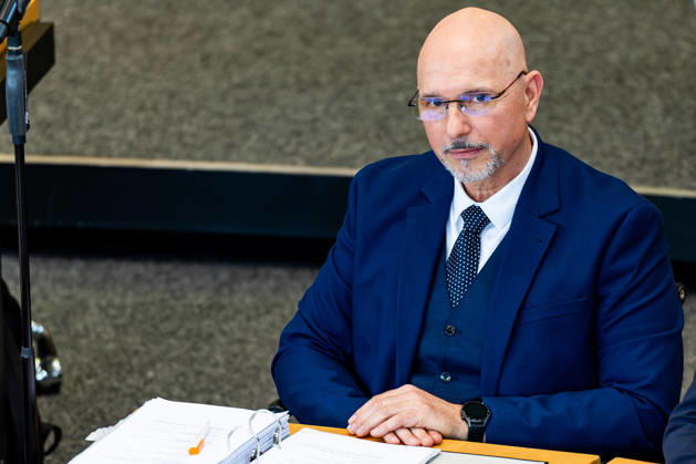 09.10.2026, GER, News Politik, 8.Wahlperiode, 58.Plenarsitzung im Plenarsaal Thüringer Landtag, Wahl zum Vizepräsidenten des Thüringer Landtag Steffen Quasebarth (Thüringen.Gerecht) wird im zweiten Wahlgang zum Vizepräsidenten des Thüringer Landtag gewählt 99096 Erfurt Thueringer Landtag Thüringen Deutschland