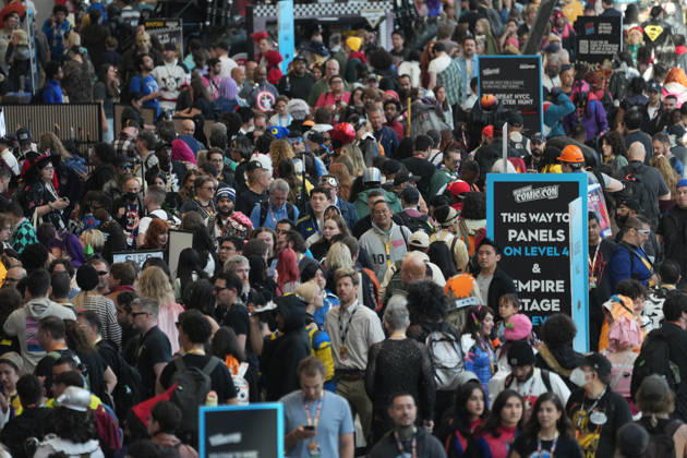 October 9, 2026, New York, New York, USA: Scenes of people in cosplay at the 2026 New York Comic Con at the Javits Center on October 9, 2026 in New York. New York USA - ZUMAb148 20261009_zap_b148_073 Copyright: xBryanxSmithx