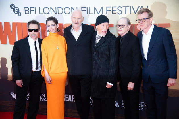 London Film Festival 2026 - Wild Horse Nine Festival Gala Arrivals at Royal Festival Hall, Southbank, London, UK - 9 October, 2026 (L-R) - Sam Rockwell, Mariana Di Girolamo, Martin McDonagh, John Malkovich, Steve Buscemi and Graham Broadbent attends the Festival Gala of Wild Horse Nine at The 70th BFI London Film Festival at Royal Festival Hall, Southbank, London, England, UK on Friday 9 October, 2026., Credit:Justin Ng Avalon UK, England, London, Royal Festival Hall, Southbank Copyright: xJustinxNgx xAvalonx 1141850333