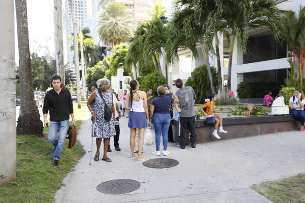 Strong 7.7 magnitude earthquake strikes Panama PANAMA CITY, PANAMA - OCTOBER 9: A strong 7.7 magnitude earthquake hit southern Panama on October 9, 2026, according to the US Geological Survey (USGS), upgrading its initial magnitude estimate from 7.6. The earthquake struck 12 kilometers (7.4 miles) west-southwest of Pitaloza Arriba at a depth of 12.6 kilometers (7.8 miles), the USGS said. There were no immediate reports of casualties or major damage. There was no tsunami warning, advisory, watch, or threat in effect, according to the US Tsunami Warning Center. According to local media, Panama International Airport has been temporarily closed. Daniel Gonzalez Anadolu Panama City Panama. Editorial use only. Please get in touch for any other Copyright: x2026xAnadoluxDanielxGonzalezx