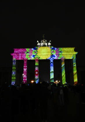 Berlin landmarks illuminated during Festival of Lights BERLIN, GERMANY - OCTOBER 9: Historic landmarks, squares and iconic buildings are illuminated with colorful light displays during the Festival of Lights in Berlin, Germany, on October 9, 2026. Halil Sagirkaya Anadolu Berlin Germany. Editorial use only. Please get in touch for any other usage.  Copyright: x2026xAnadoluxHalilxSagirkayax