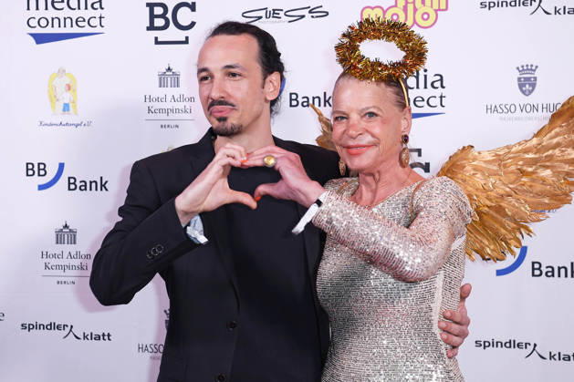 Marvin Herzsprung (Sohn von Bernd Herzsprung), Barbara Engel bei der KINDERSCHUTZENGEL E.V. GALA 2026 im Spindler & Klatt in Berlin am 09.10.2026