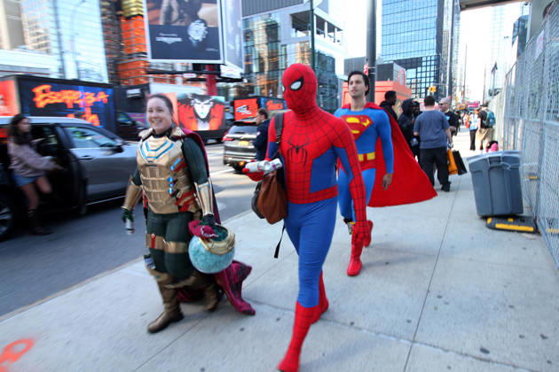 October 9, 2026, Manhattan, New York, USA: New York, New York October 9, 2026. NY Comic Con the East Coastâ€⠢s biggest fan convention kicks off its 2026 event at the Jacob Javits Convention center marking its 20th year celebrating comics, film, TV, games, anime and general â€oegeek†culture Manhattan USA - ZUMAct2_ 20261009_faf_ct2_035 Copyright: xBrucexCotlerx