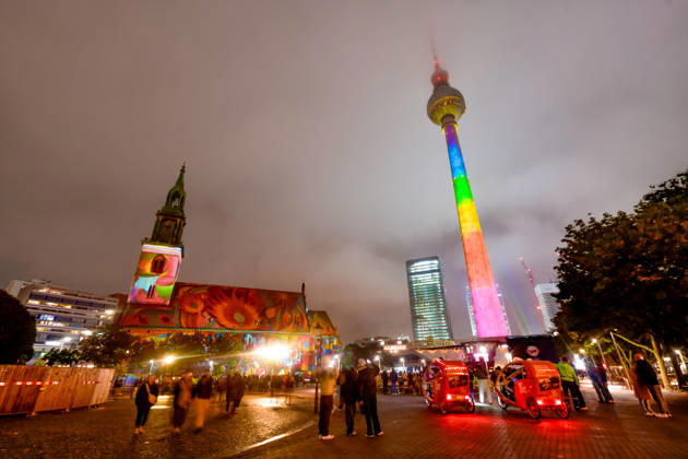 Festival of Lights 2026 Festival of Lights ** NUR FÜR REDAKTIONELLE ZWECKE ** EDITORIAL USE ONLY ** Festival of Lights 2026 am Berliner Fernsehturm Berlin Berlin Deutschland _JK17018