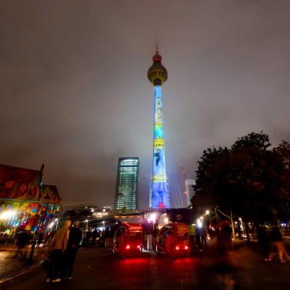 Festival of Lights 2026 Festival of Lights ** NUR FÜR REDAKTIONELLE ZWECKE ** EDITORIAL USE ONLY ** Festival of Lights 2026 am Berliner Fernsehturm Berlin Berlin Deutschland _JK17036