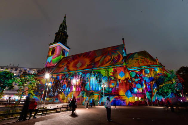 Festival of Lights 2026 Festival of Lights ** NUR FÜR REDAKTIONELLE ZWECKE ** EDITORIAL USE ONLY ** Festival of Lights 2026 an der Marienkirche Berlin Berlin Deutschland _JK17082