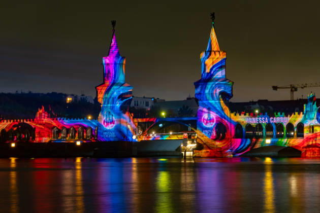 Festival of Lights 2026 Festival of Lights ** NUR FÜR REDAKTIONELLE ZWECKE ** EDITORIAL USE ONLY ** Festival of Lights 2026 an der Oberbaumbrücke Berlin Berlin Deutschland _H0A7537